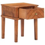 Chevet Acacia 40x40x50 Cm 10