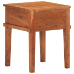 Chevet Acacia 40x40x50 Cm 8
