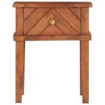 Chevet Acacia 40x40x50 Cm 9