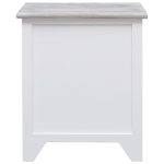 Chevet Blanc Paulownia 38x28x45 Cm 5