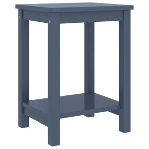 Chevet Gris Clair Pin 35x30x47 Cm 5