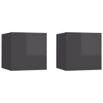 Duo De Tables De Chevet Gris Brillant 11 Duo De Tables De Chevet Gris Brillant 11