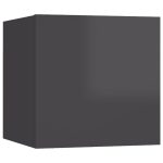 Duo De Tables De Chevet Gris Brillant 7 Duo De Tables De Chevet Gris Brillant 7