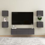 Duo De Tables De Chevet Gris Brillant 9 Duo De Tables De Chevet Gris Brillant 9