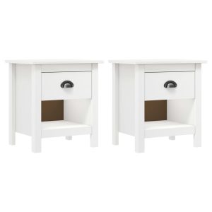 Duo De Tables De Nuit Hill Pin 46x35x495 Cm 8