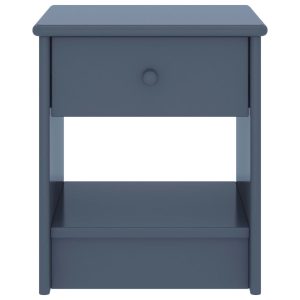 Petit Meuble Gris Clair Pin 35x30x40 Cm 5