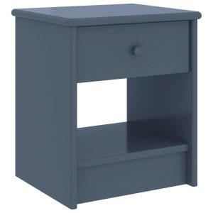 Petit Meuble Gris Clair Pin 35x30x40 Cm 6