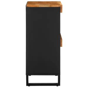 Table de nuit acacia design tablette, 60x33x75cm