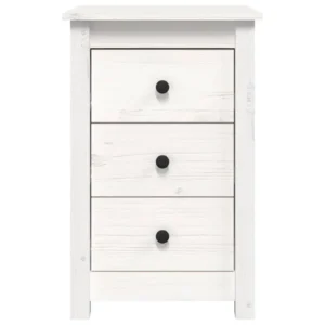 Chevet pin blanc moderne tablette, 40x35x61.5cm