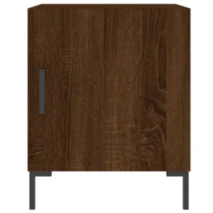 Chevet bois marron design moderne flottant, 40x40x50cm