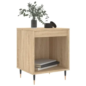 Table de nuit bois design moderne mural, 40x35x50cm