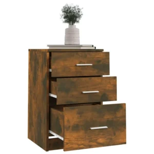 Chevet chêne moderne minimaliste compact, 40x40x63cm