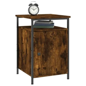 Table de chevet chêne moderne minimaliste compact, 40x42x60cm