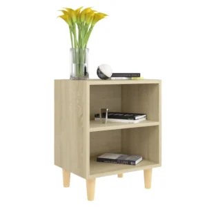 Chevet bois scandinave moderne compact, 40x30x50cm