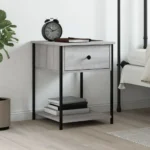 Chevet gris 44x45x58 cm