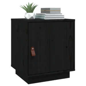 Lot de 2 tables de chevet pin moderne suspendu, 40x34x45cm