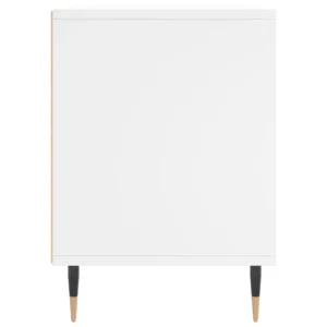 Lot de 2 tables de chevet bois moderne contemporain tablette, 40x35x50cm