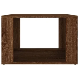 Chevet chêne marron design transparent, 57x55x36cm