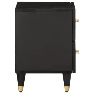 Table de chevet manguier design flottant, 40x33x46cm