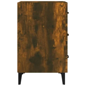Chevet chêne design moderne mural, 40x40x66cm