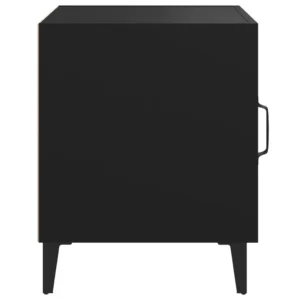 Lot de 2 chevets bois design moderne 3 tiroirs, 40x40x50cm