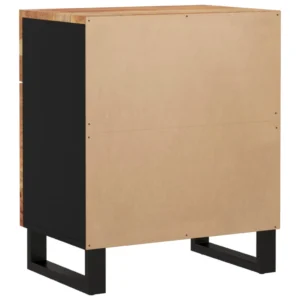 Chevet acacia design moderne 1 tiroir, 50x33x60cm
