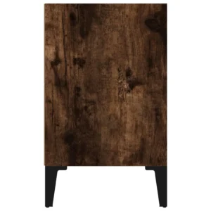 Table de chevet métal moderne industriel flottant, 40x30x50cm