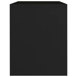Table de nuit bois design étagère compact, 40x30x40cm