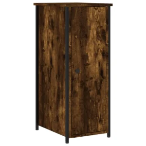 Table de chevet bois design contemporain tablette, 32x42x80cm