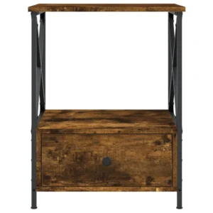 Chevet bois design moderne 3 tiroirs, 50x41x65cm