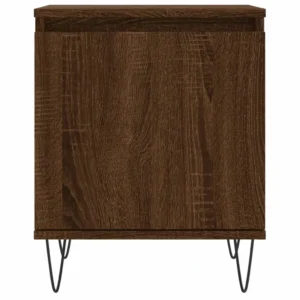 Chevet bois marron design compact, 40x30x50cm