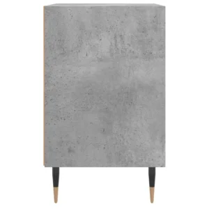 Chevet bois gris design moderne tablette, 40x30x50cm