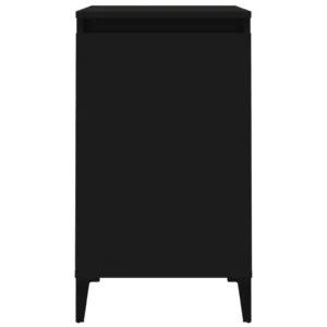 Table de chevet bois design moderne 1 tiroir, 40x35x70cm