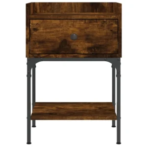 Chevet chêne design moderne tablette, 40.5x31x60cm