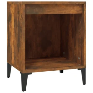 Table de chevet chêne moderne compact, 40x35x50cm