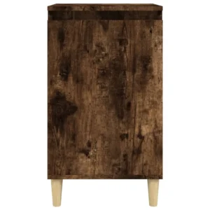 Table de nuit chêne design moderne suspendu, 40x35x70cm