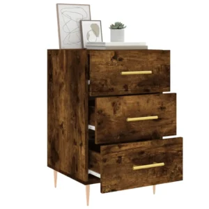 Chevet bois design moderne compact, 40x40x66cm