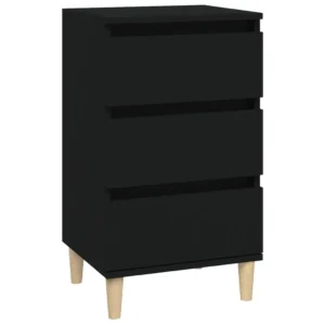 Chevet bois design moderne compact, 40x35x70cm