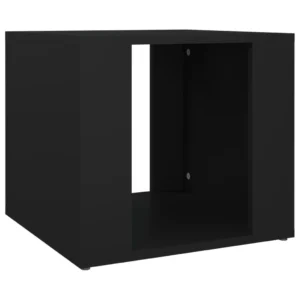 Chevet bois design moderne étagère ouverte, 41x40x36cm