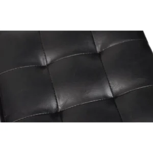 Table de chevet noir design LED, 30x30x30cm